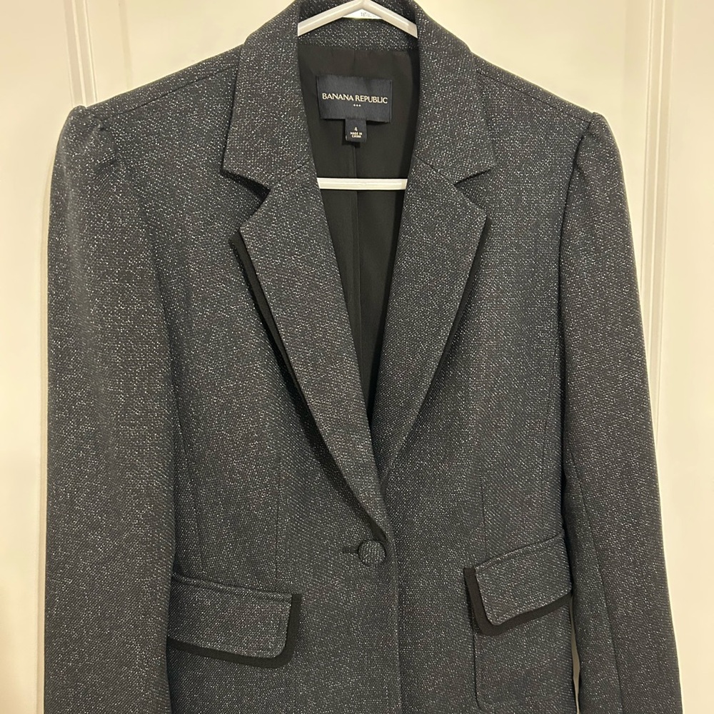 Banana Republic Women's Charcoal Blazer